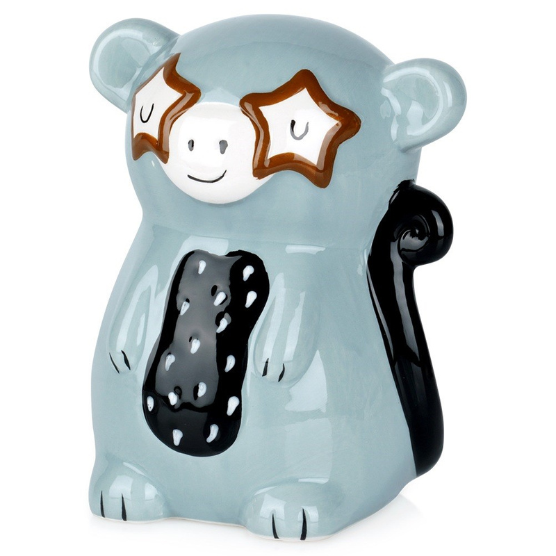 Piggy Bank Ceramic Monkey